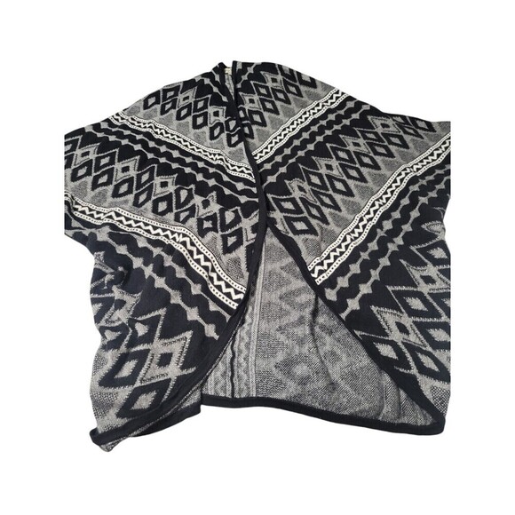 Chip & Pepper L/XL Southwestern Print Open Front Cardigan Sweater Shrug - Picture 9 of 9